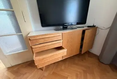 Originální retro komoda / TV stolek – 60.–70. léta, vintage
