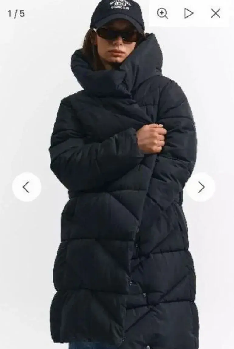 Krásná nová zelená dlouhá bunda Gate vel. 44/XXL