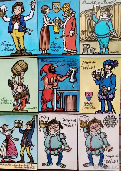 Pohlednice NEPRAKTA -POZDRAV z Plzně