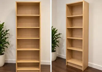 IKEA BILLY – knihovna, světlá bříza, šířka 60 cm