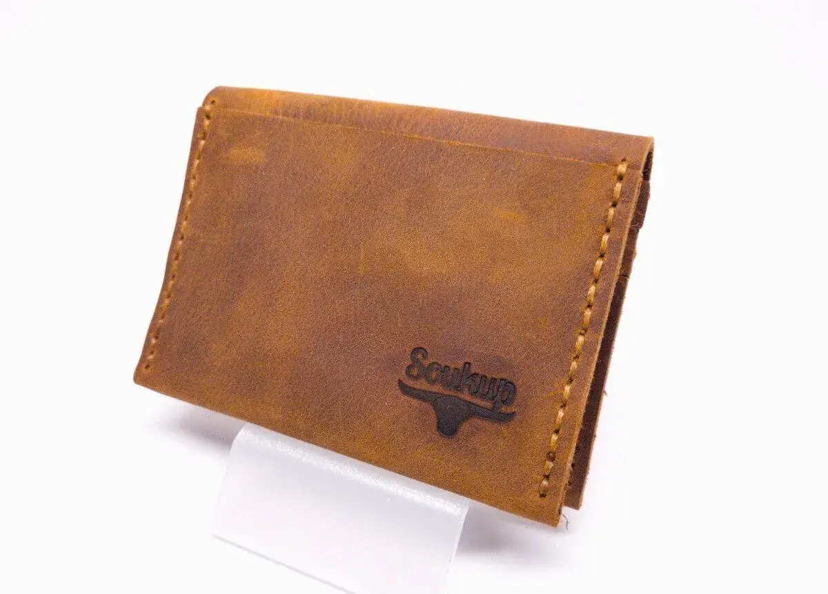 Nová ručně šitá kožená peněženka - Soukup Leather "C"