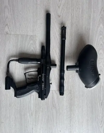 Paintballový značkovač Spyder Xtra + hlaveň a zásobník