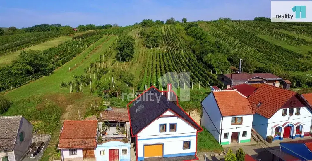 Prodej, vinný sklep s apartmánem, 183 m2, Bořetice