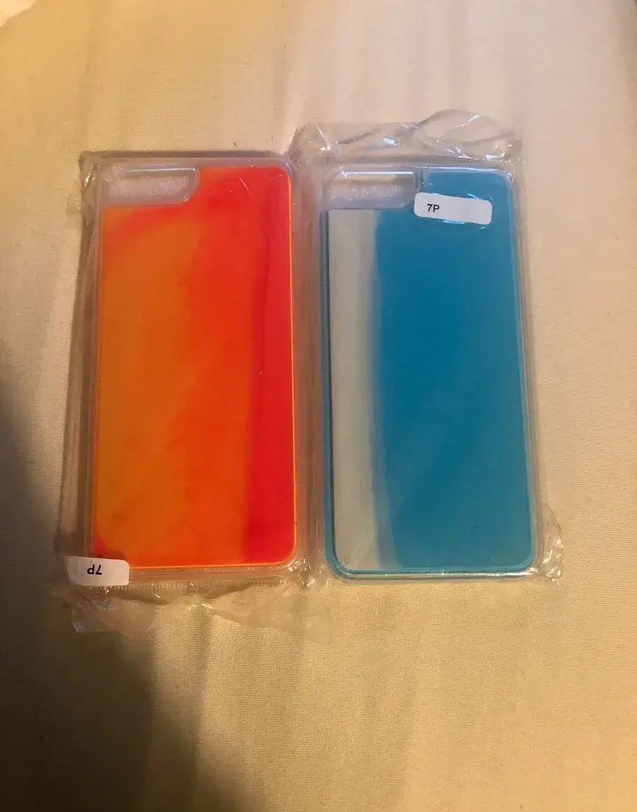 Tekuté svítící obaly na IPhone 7 +,IPhone 8 +