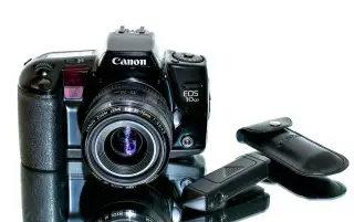 Canon 10 QD + EF 35-70mm + čtečka kódů STAV