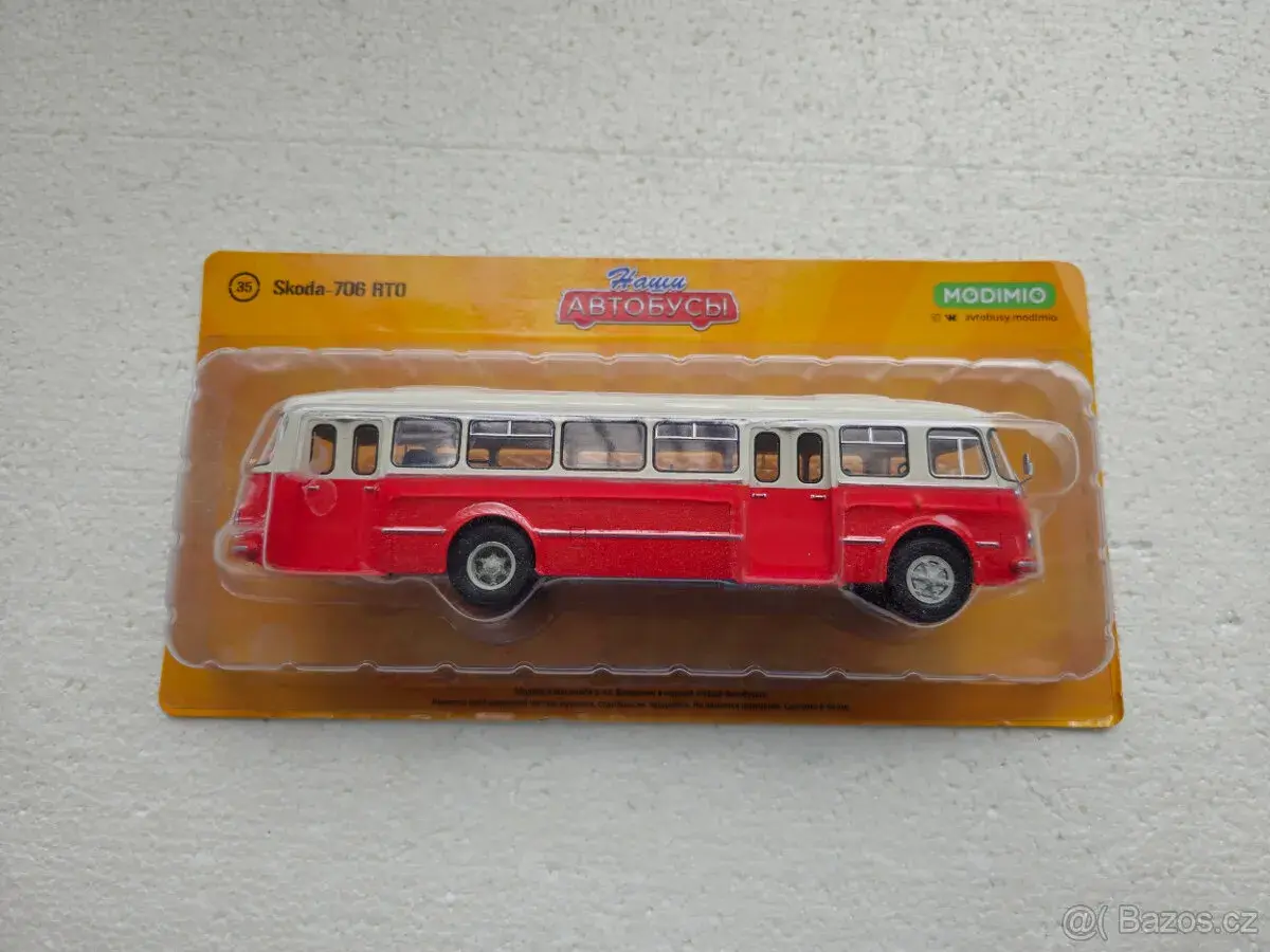 Škoda 706 RTO v měřítku 1:43