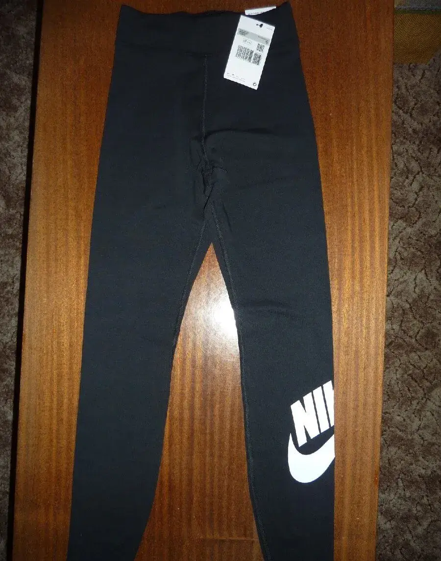 Nové - Nike -Černé bavlněné legíny,vel.XS