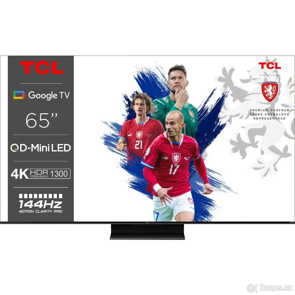 TCL 65C809 (65" Mini LED, 144Hz) + soundbar LG SN4
