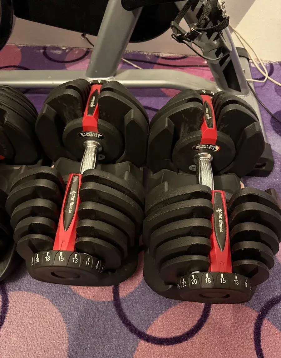 Nastavitelné činky Dumbbell s mechanizmem 5-40 kg