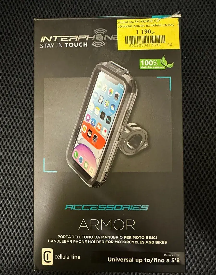 moto držák mobilního telefonu Interphone Armor 5,8
