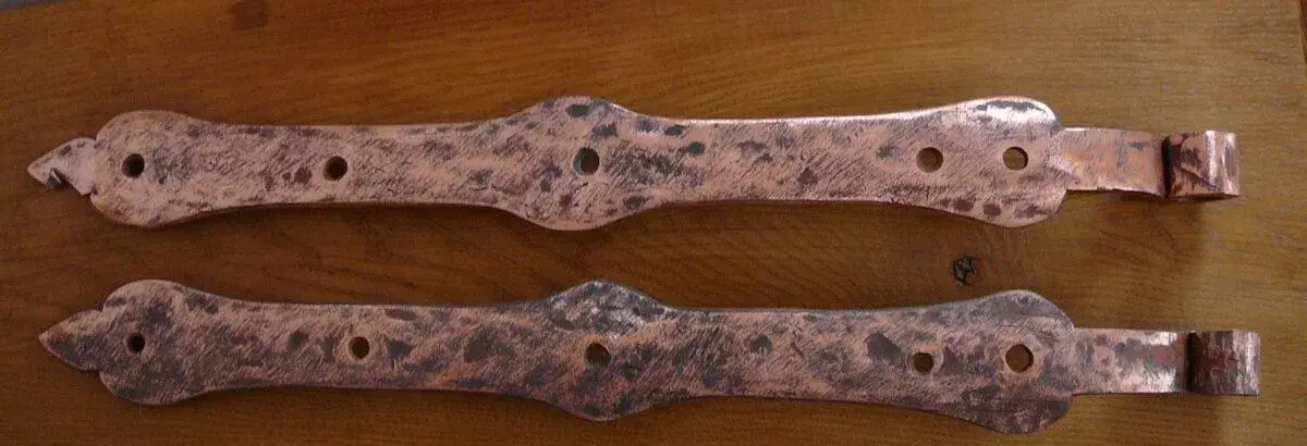 Starožitné Masívne Mosazné Pánty z. 19.storočia