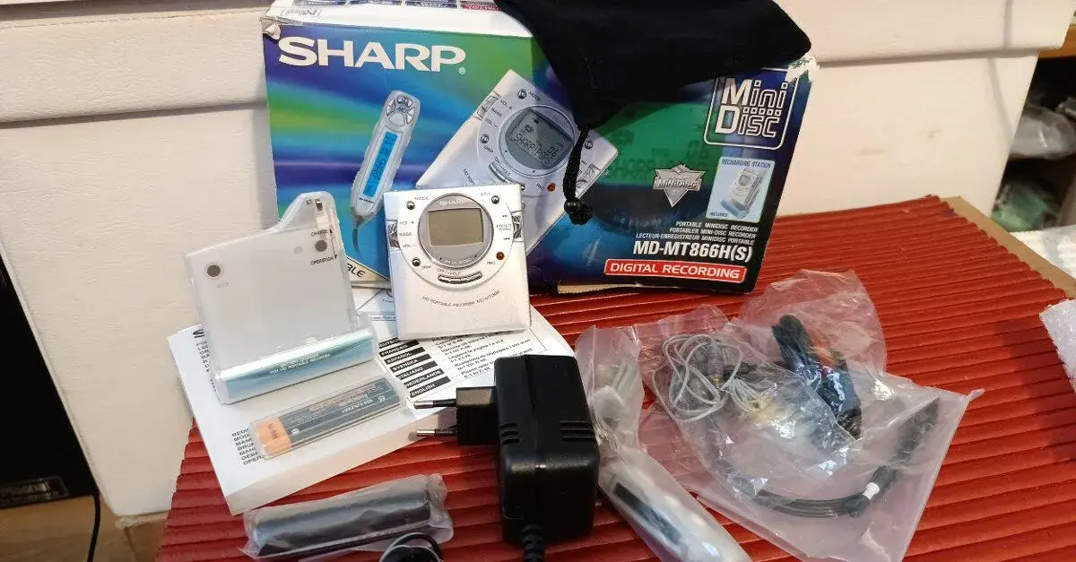SHARP MD-MT866H(S) Minidiscman / Komplet / NOVÝ