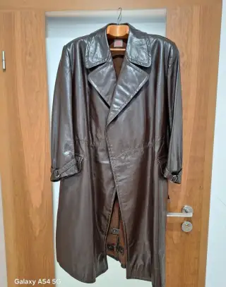 Pánský kožený kabát