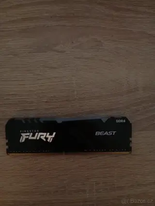 Kingston FURY 8GB DDR4 Beast Black RGB (Použitá)