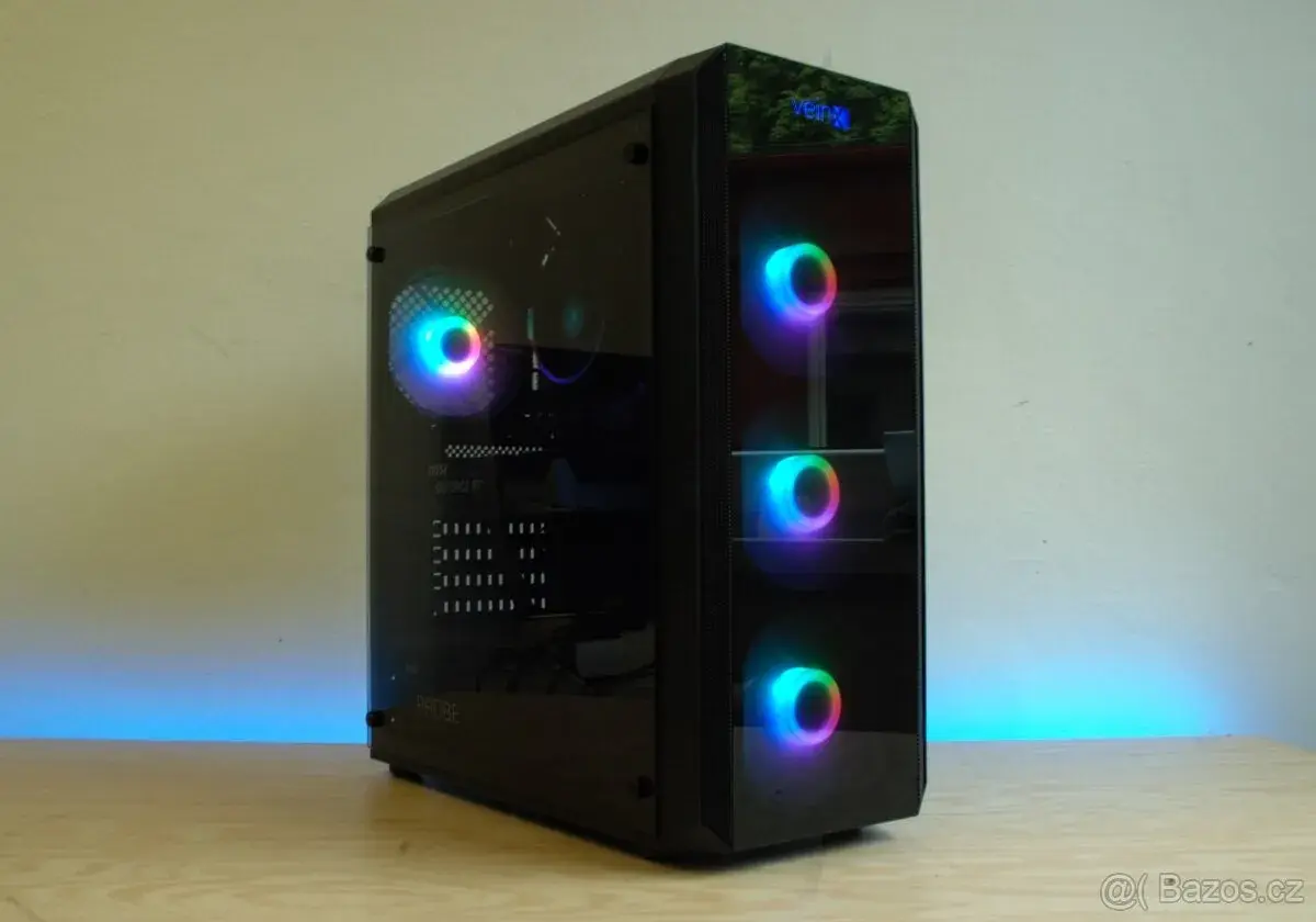 HERNÍ PC- Ryzen 5 5600, RTX 5050 8GB, 16GB RAM, SSD 1TB