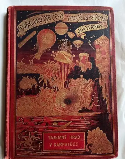 Verne - Tajemný hrad v Karpatech 1893, zl. stužka
