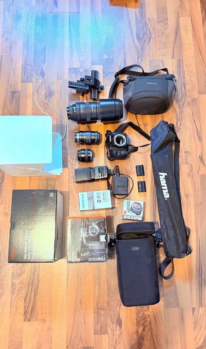 Komplet Sony Alpha 77II pro makro, wildlife, landscape