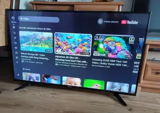 140cm,4K Smart TV Sencor SLE 55US600-úhlopříčka 140cm