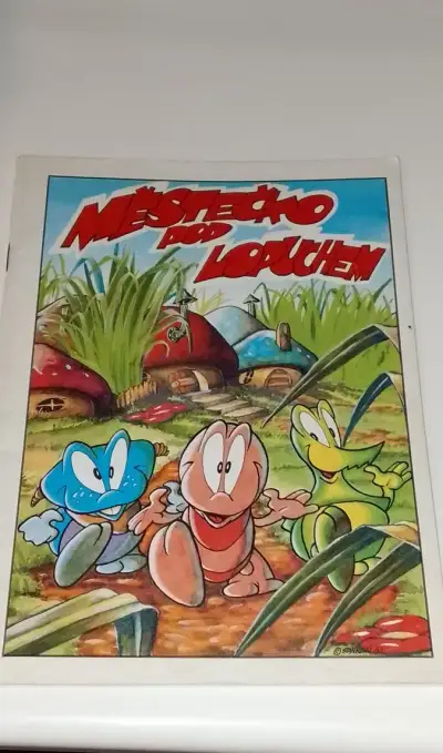 Městečko pod lopuchem komiks, ,nová krásná 100kč