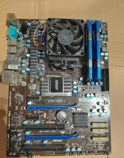 Deska AM3 + RAM + CPU + 4x disk