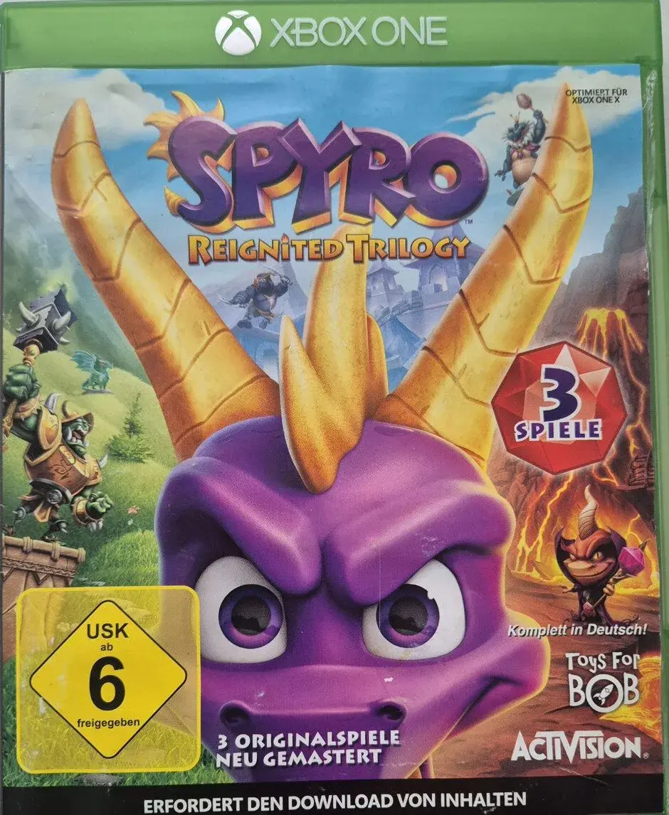 X BOX ONE - HRA SPYRO REIGNITED TRILOGY