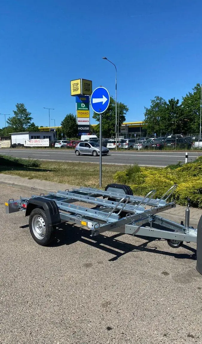 Přepravník vozík až na 3 motocykly