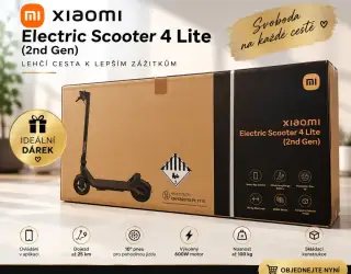 Nová Xiaomi electric scooter 4 lite (2 nd gen)