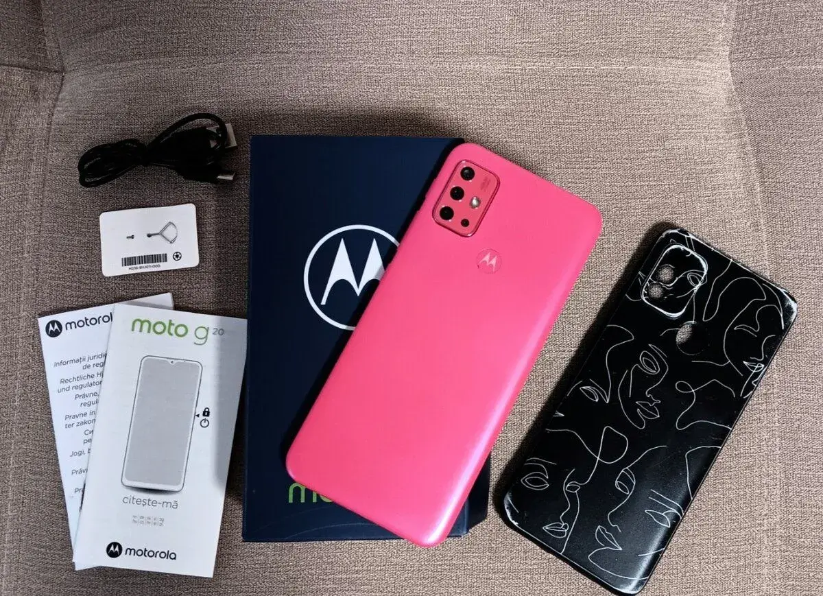 Motorola Moto G20 4GB+64GB NFC Flamingo Pink