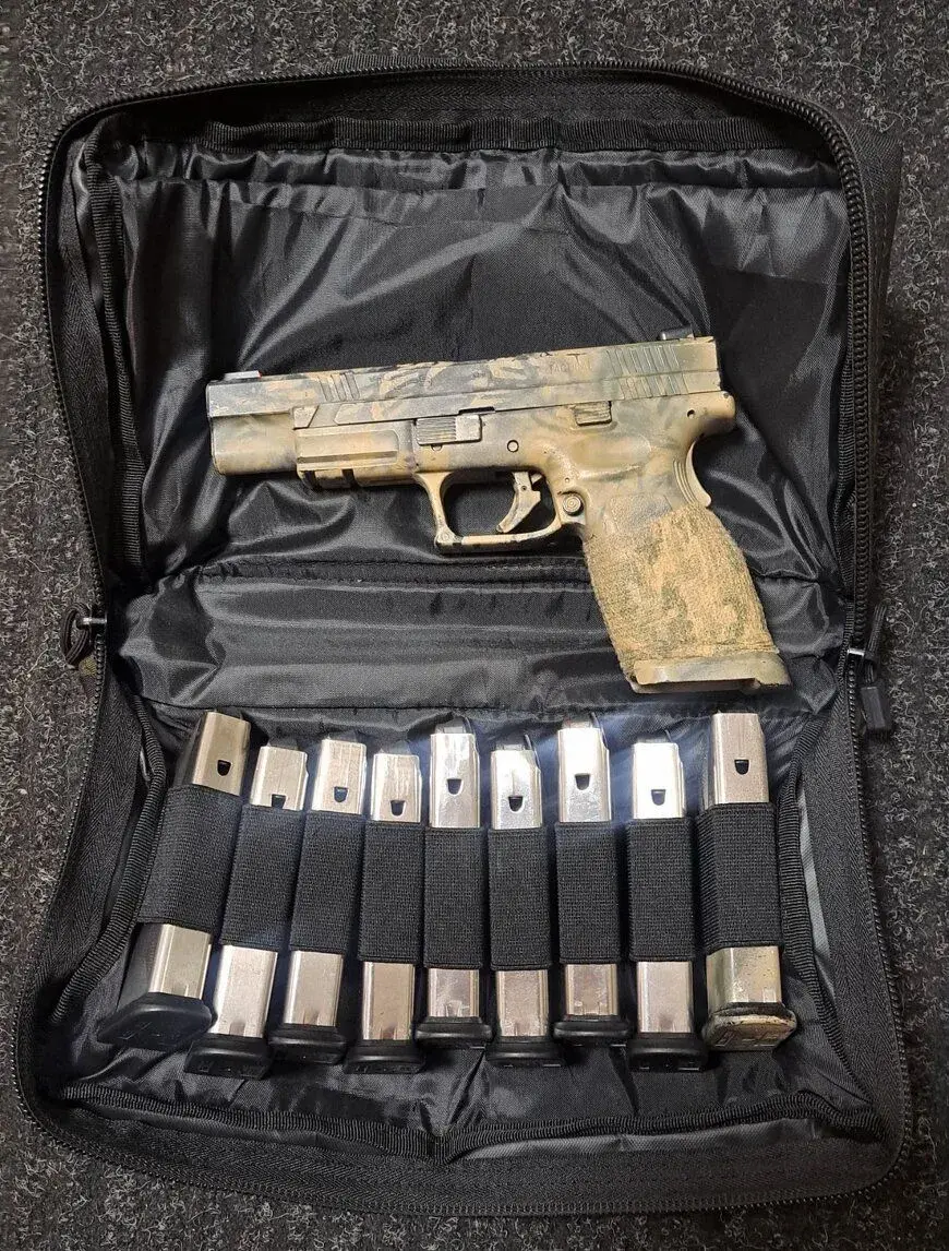 HS-9 G2 TACTICAL, 9mm Luger, světlovodná mířidla + 9x zásobn