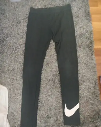 Nike legíny dětské černé viskóza