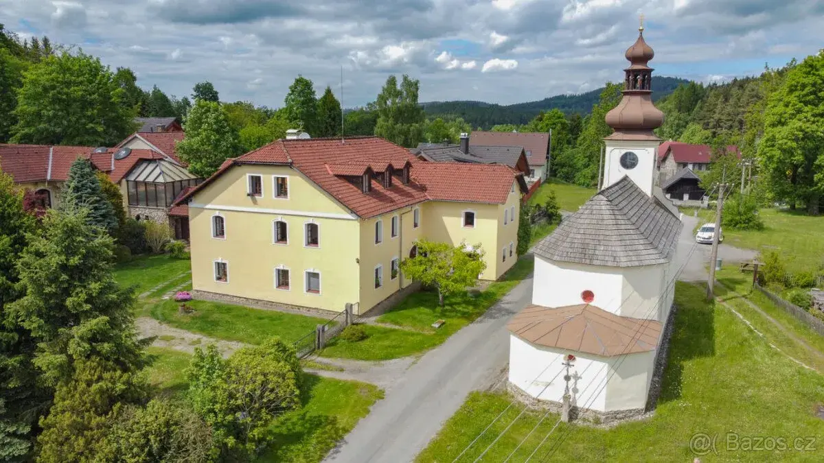 Šumavský rodinný penzion na Červené u Kašperských Hor