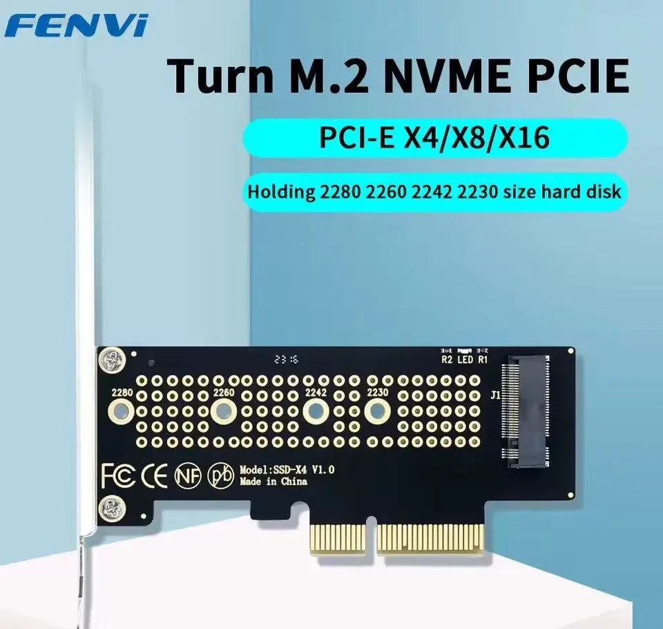 SSD M.2 NVMe PCIe 4.0 X4 adaptér/karta, nová