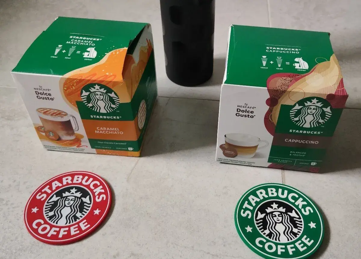KÁVOVÉ KAPSLE DOLCE GUSTO, CAPPUCCINO + CARAMEL MACCHIATO ST