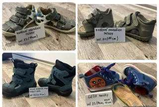 Celoroční boty GEOX, ECCO, PEDDY, sněhule, sandálky (od vel.