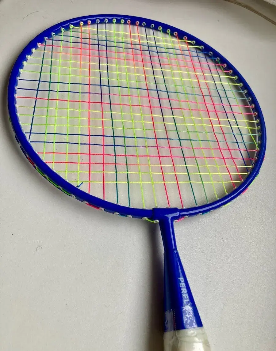 NOVÉ - Badmintonový set – 2× dětská + 1× dospělá raketa