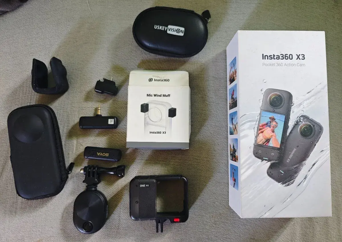 Insta 360 x3 RS příslušenství, náhradní díly