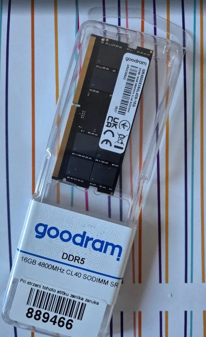DDR5 16GB RAM Goodram SODIMM 4800 CL40