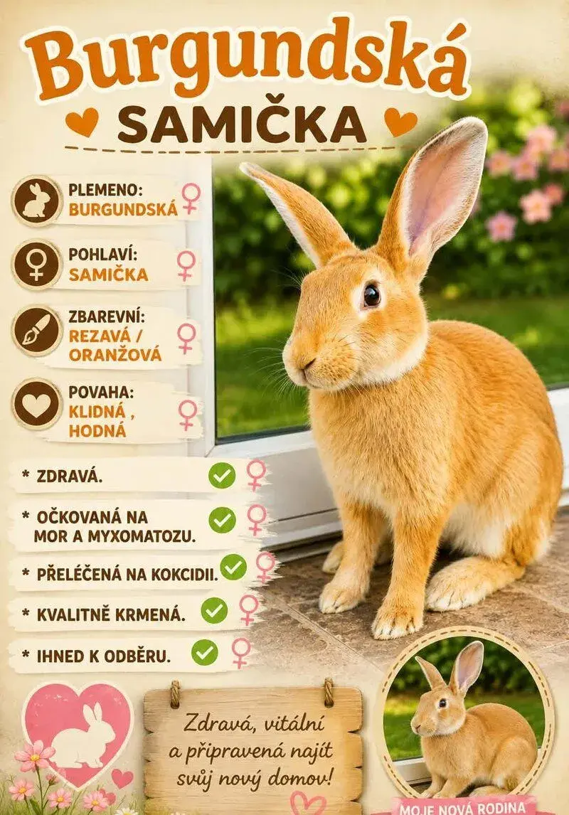 Burgundská - Samička