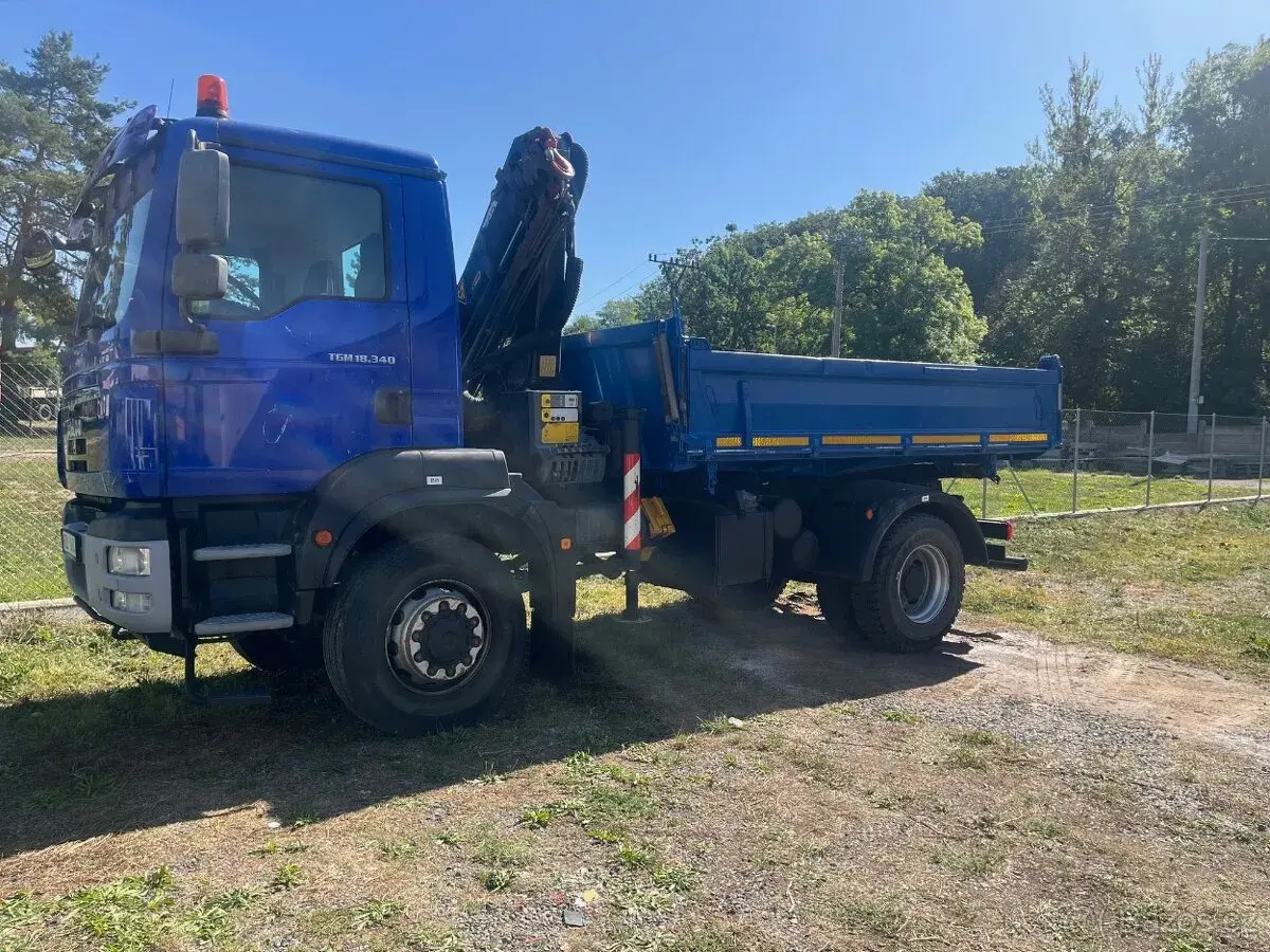 MAN TGM 18.340 HYDRAULICKÁ RUKA+ SKLÁPĚČ