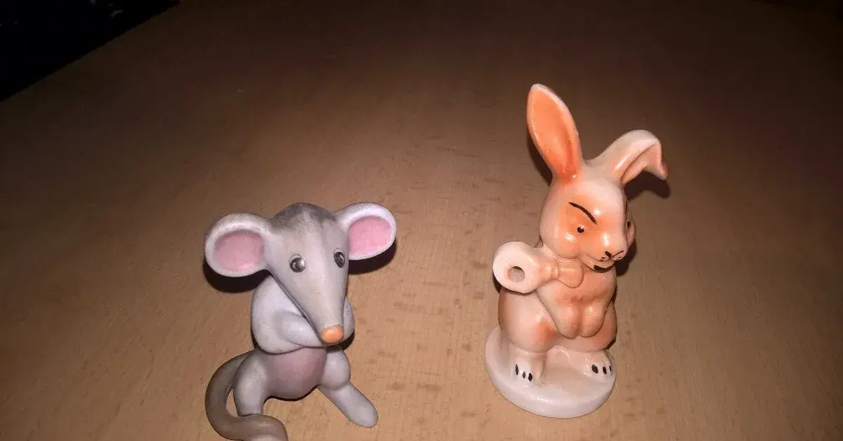figurky myš a králík