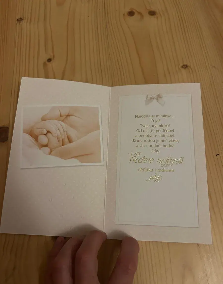 přání k narození dítěte - UNISEX