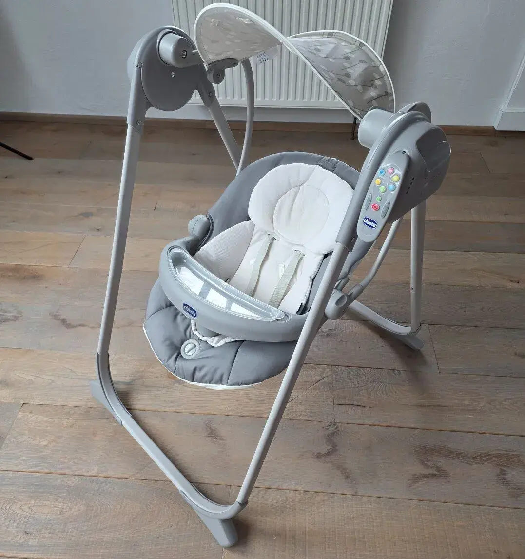 Chicco lehátko/houpačka Polly Swing Up – Silver