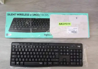 Logitech Silent Wireless Combo MK295, graphite