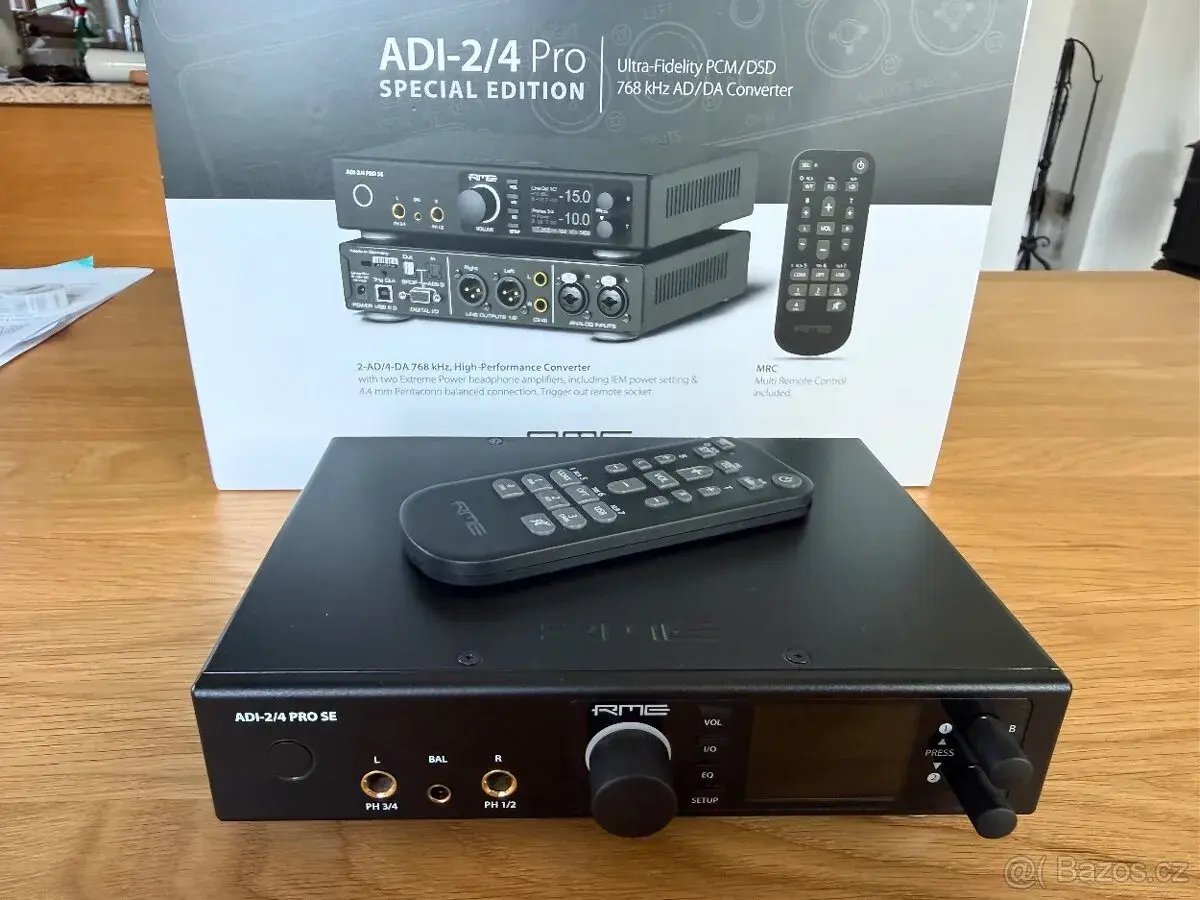 RME ADI-2/4 Pro SE Special Edition DAC převodník a zesilovač