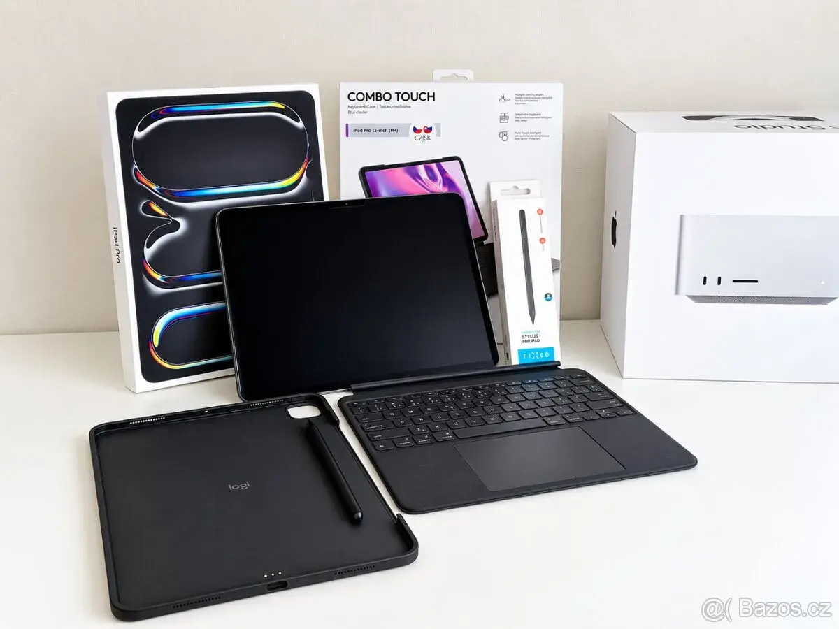 iPad Pro 13″ M5, 256 GB, Wi‑Fi + Logitech Combo + pencil