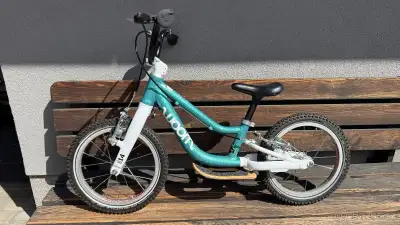 Woom GO 1 PLUS 14” – odrážedlo, tyrkysové