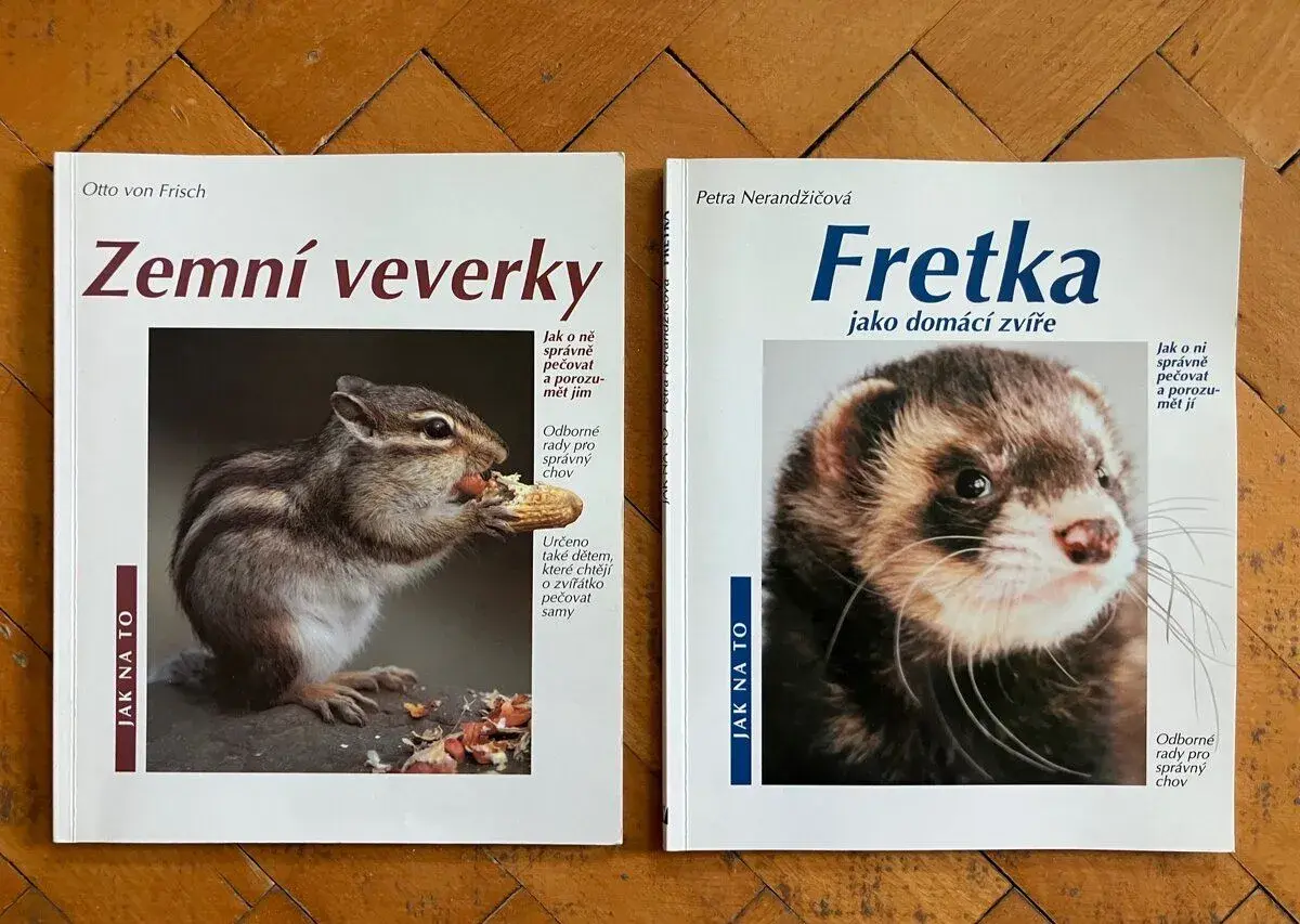 Chovatelské příručky: Zemní veverky + Fretka
