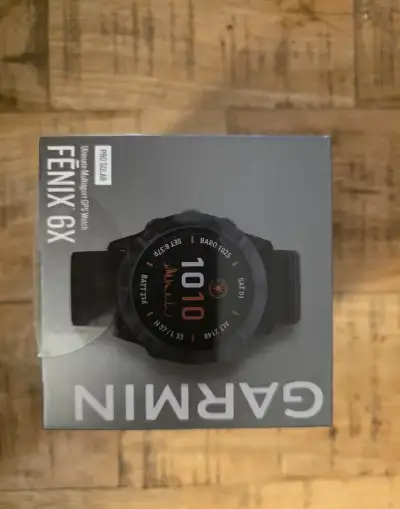 Garmin Fenix 6X PRO Solar, titanium gray DLC