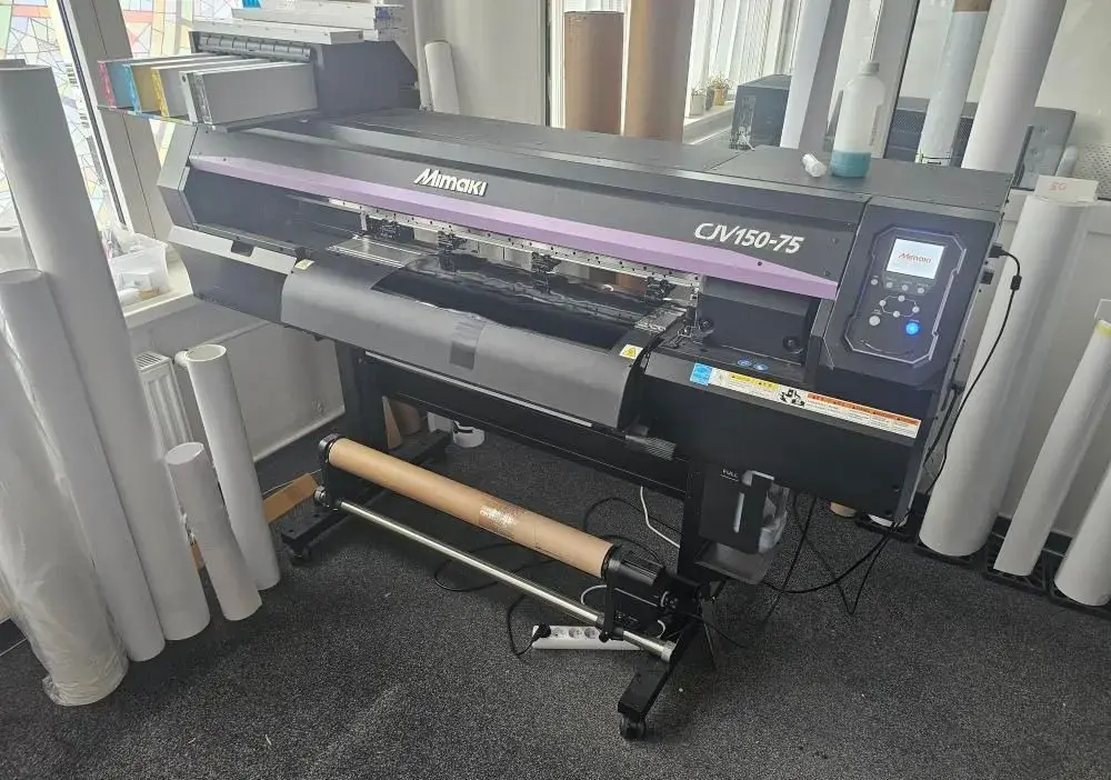 Mimaki CJV150-75 – najeto 85 m, nefunkční tisková hlava