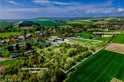 Prodej stavebních pozemků – Hladké Životice, 22 000 m² pro b